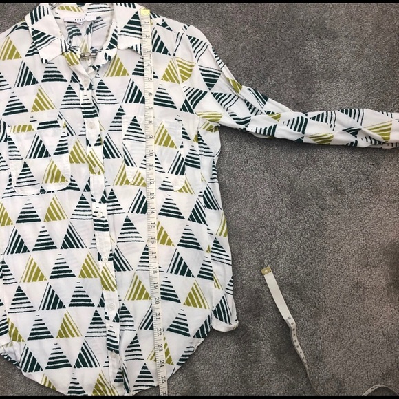 Ro&De Geometric Print Button Up Tunic Size XS - Picture 9 of 11